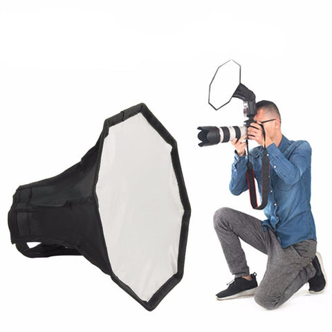 20/30cm Universal Flash Light Softbox Octagon Portable Diffuser For Camera Speedlight Photo Studio Photography Drop Shipping