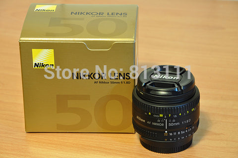 Nikon Lens 50 1.8 D Nikkor AF 50mm f/1.8D Lenses for Nikon D90 D7100 D7200 D610 D700 D810 D5