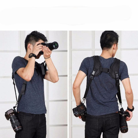 Double Camera Shoulder Strap